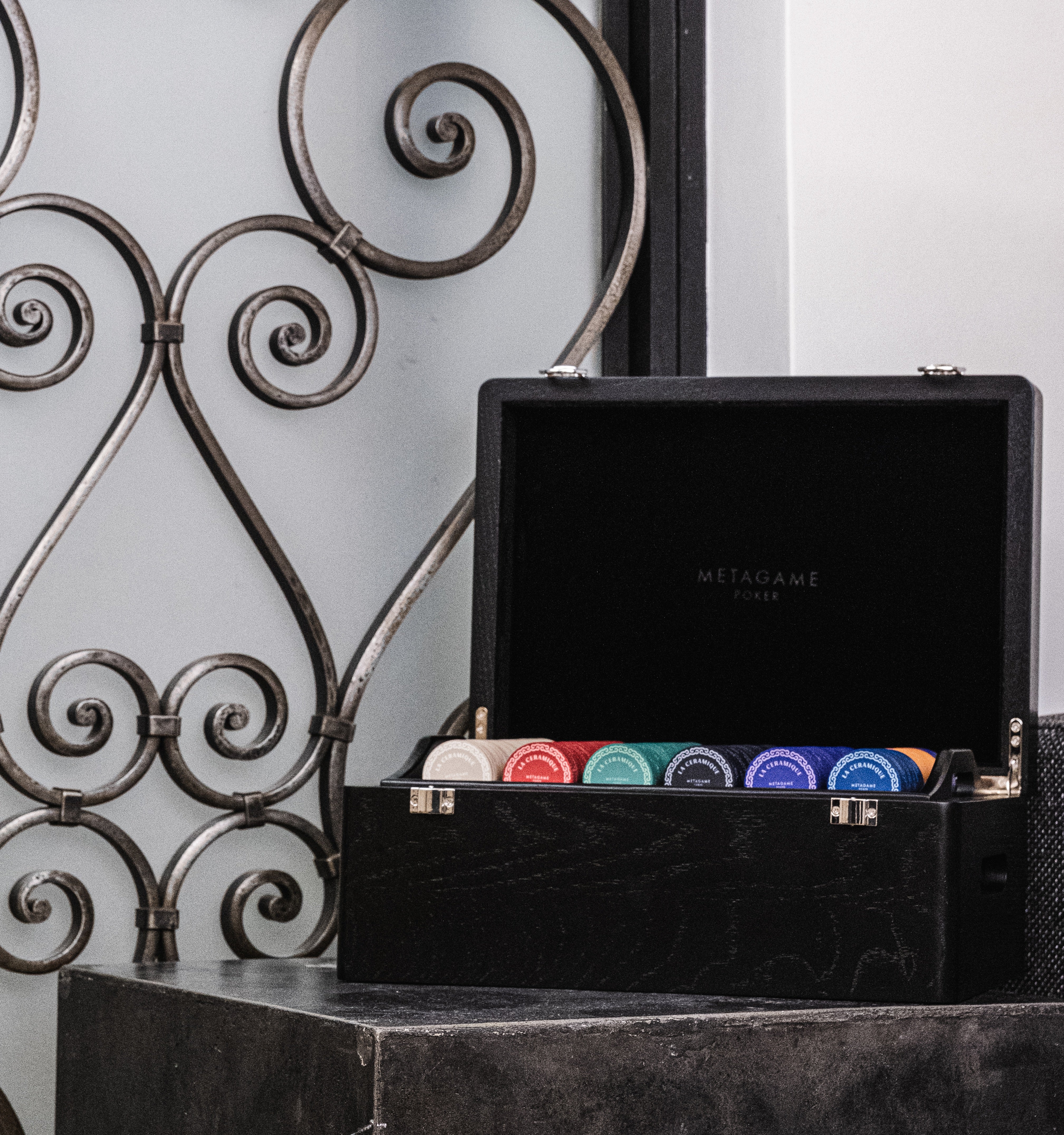 Coffret en Bois noir - 500 jetons Édition La Céramique