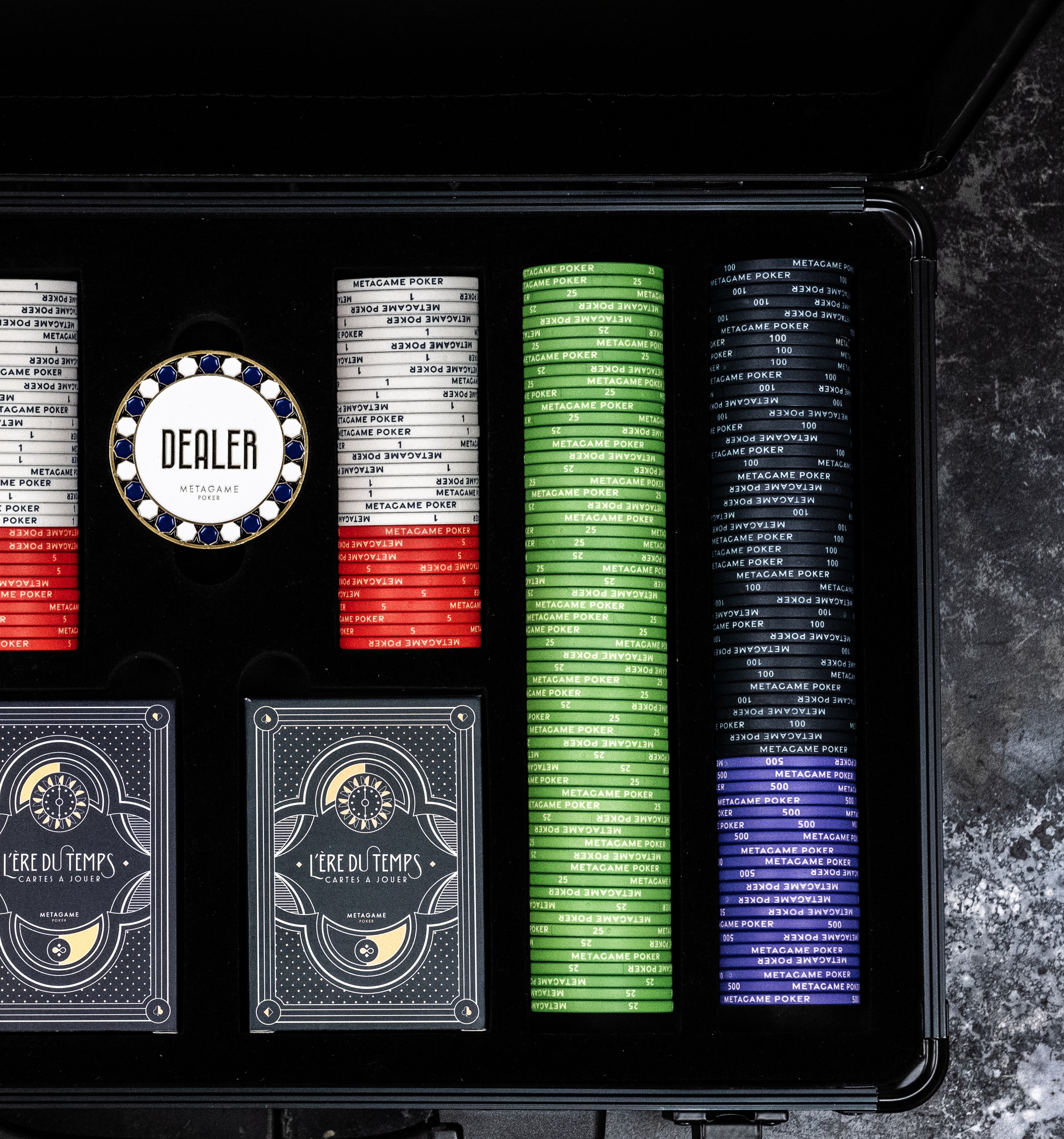 Mallette de Poker 300 jetons Céramique - Sunlight Edition