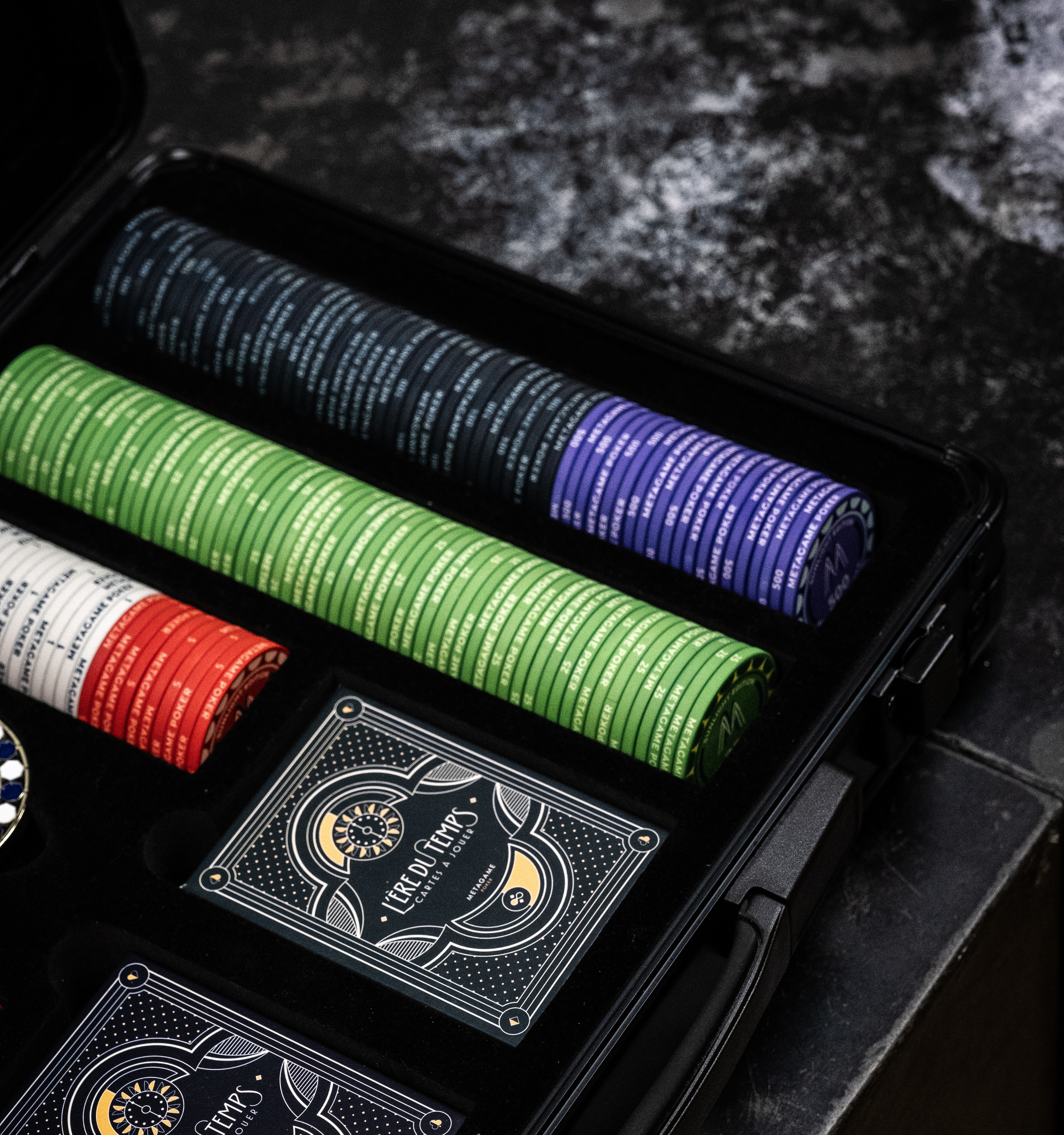 Mallette de poker 300 jetons céramique de luxe