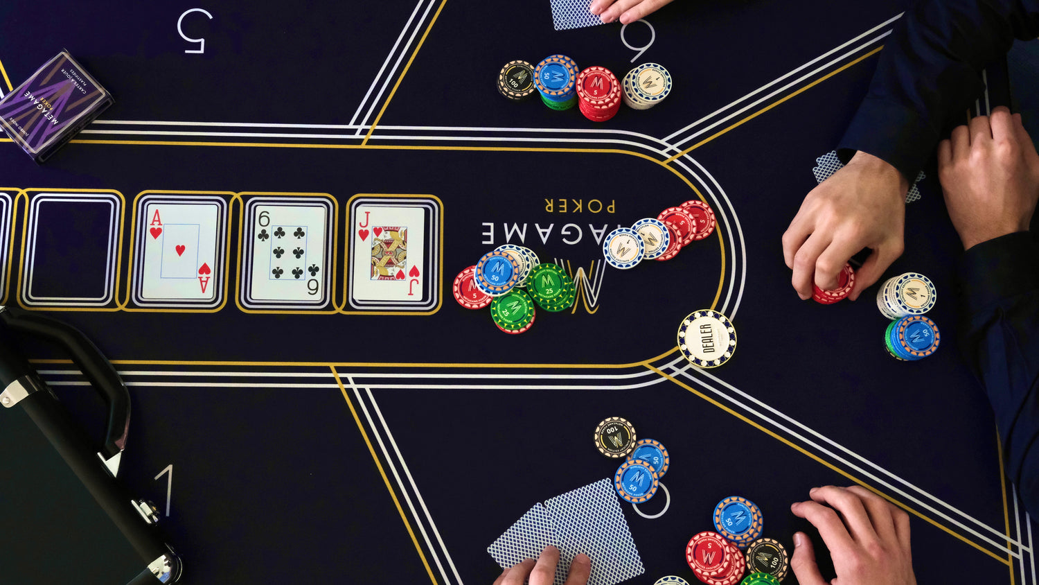 Tapis de poker - Tapis de poker - Poker - 60x90 cm.